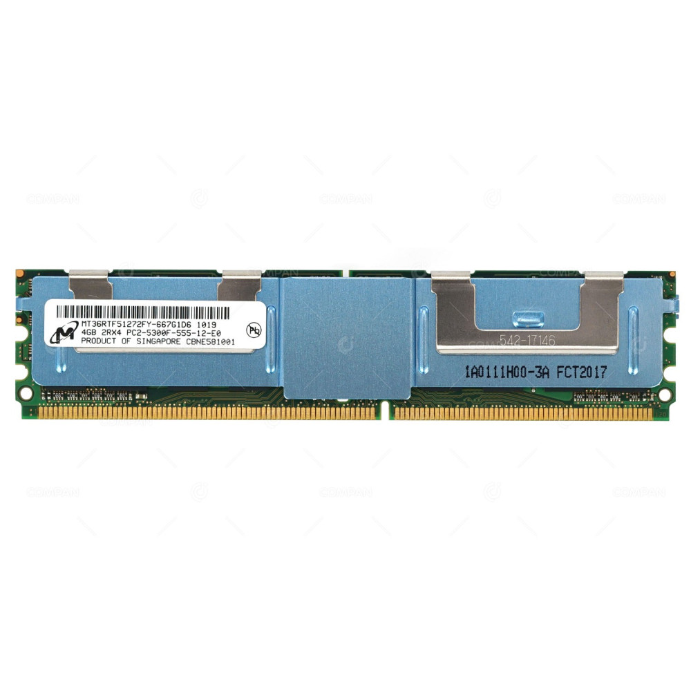 MT36RTF51272FY-667G1D6 MICRON MEMORY 4GB 2RX4 PC2-5300F DDR2 667 MHz